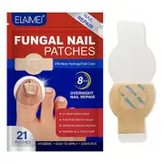 Fungal Nail Patches, Fungal Nail Treatment 21Pcs, Nails Repair Patches,Nails Fungus Treatment for Toenail,ToeNail Fungal Treatment for Toenails Extra