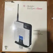 T-MOBILE HOTSPOT@HOME LINKSYS WIRELESS ROUTER PHONE WRTU54G-TM URU2-2