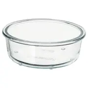 IKEA 365+ food container, round/glass, 400 ml