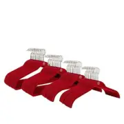 The JOY Huggable Hangers 100-piece Anti-Microbial Magenta /Chrome Clean Boss Set