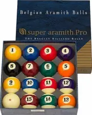 SUPER ARAMITH PRO POOL BALLS MADE IN BELGIUM BRAND NEW SEALED SHIPS FREE N MORE