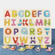 Puzzle Creative Intellectual Development Alphabet Digit Puzzle Toy Ornamental