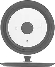 H&H Alessandro Borghese 732010 Glass Lid and Silicone Edge, 24/26/28 cm