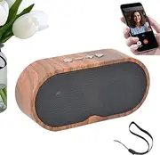 Speakers Wireless,Vintage Portable Battery Powered Wireless Speaker | Rechargeable Support TF Card Player Accessories Loud Volume Retro Home Decor for Phones Tablets Birthday