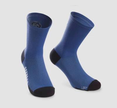 Assos XC Summer Cycling Bike Socks MTB Road Gravel Small US 4-6 Twilight Blue