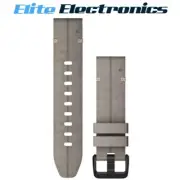 Garmin QuickFit 20 - Shale Gray Suede Leather Band 010-12876-00