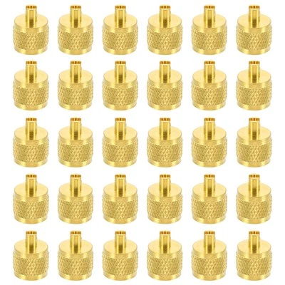 30pcs 1/4" SAE Service Access Valve Caps Refrigeration Valve Core Remover Seal