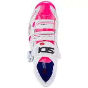 New SIDI Genius 7 Woman Road Bike Cycling Shoes White Pink Fluo US WAREHOUSE