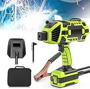 Handheld Welding Machine, 20-120A Portable Welding Machine with IGBT Inverter 6 Variable Current, Anti-stick ARC Welder Gun for 1/16″-1/8″ Welding Rods, Home Repairs, Shop Production green
