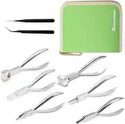 SPEEDWOX Eyeglasses Pliers Set - 6 Pieces Including Nose Pad, Arm, Frame Adjusting Pliers