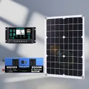 8000W Solar System DC12V/24V to 110V/220V Off-Grid Inverter System 100A 500W2x