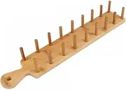 Taco Holders Wooden Tray Household Wooden Tortilla Tower Home Party for Home, Kitchen