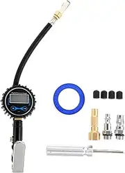 ERINGOGO 1Set Digital Tire Pressure Gauge with LED Display Accurate Inflator for Cars Motorcycles and Bicycles Essential Air Pressure Tester for Safe Driving