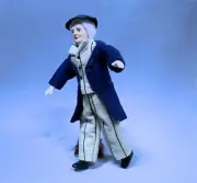 Dollhouse Miniature Poseable Porcelain Grand-Father
