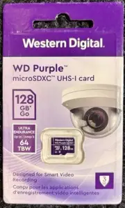 Western Digital 128GB WD Purple microSDXC UHS-I card Micro SD Card