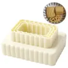 3Pcs/Set Square Biscuit Mold Fondant Pastry Cutter Tool Baking Cookies M power1