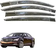 1Set Window Rain Visor Compatible for Buick Lacrosse 2009 2010 2011 2012 2013 2014 2015 ABS Deflectors Guard Accessories