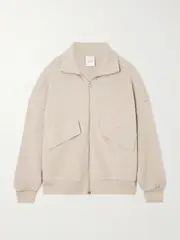 [Varley] Varley - Garcia Doublesoft® Zip-up Sweatshirt - Taupe - medium medium Brown