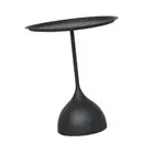Small Round Side Table Coffee Drink Cocktail Table for Dorm Patio Bathroom