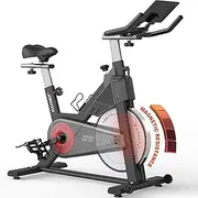 [JOROTO] Exercise Bike X1P, Stationary Bikes for Home, 300LBS Weight Capacity Magnetic Resistance Indoor Cycling Bikes with 4-Way Adjustable Handlebars, LCD Monitor & IPad Holder for Home Workout Bike