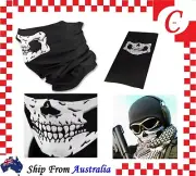 Skeleton Ghost Skull Face Mask Biker Skull Neck Warmer Biker Costume Fancy Dress