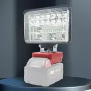 3 Inch Super Bright Work Light 18 LED Electric Torch Spotlight Multipurpose 2800LM 12W for Milwaukee Lithium M18 20V Batteries