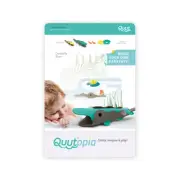 6pc Quut Crocodile River Quutopia Bath Water Animal Float Toys for Kids 3y+