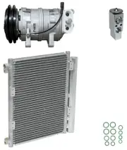 BRAND NEW RYC AC Compressor Kit W/Condenser FH400 Fits Isuzu NRR 5.2L Turbo 2009 (for: Isuzu)