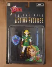 The Legend Of Zelda LINK BD&A Action Figure Ocarina Of Time 1998 N64 NEW NIB