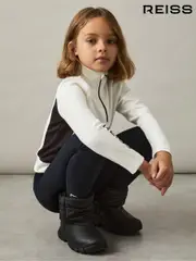 Reiss White/Black Brina 4-9 yrs Funnel Neck Base Layer Top (AL7820) | $70
