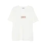 [Stone Island] Stone Island Logo-print T-shirt L WHITE