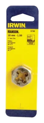 IRWIN DIE 10MM-1.5 HEX HANSON HAN9740