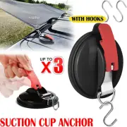 Heavy Duty Suction Cup Anchor with Securing Hook Tie Down For Car Camping Tarp