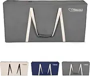 GoSports 4 x 2 ft Canvas Cornhole Carrying Case - Choose Navy Blue, Gray, or Natural - PRO Grade