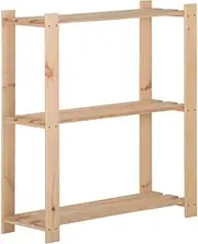 3-Tier Rack Solid Pine
