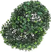 Abaodam Decorative Plant Spheres Artificial Greenery Hanging Balls for Mall Space for Weddings Festivals Lightweight Easy to Install for Various Event Settings