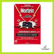 12 Pack Mortein Nest Kill & Protect Cockroach Bait Station