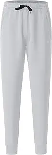 [DEVOROPA] Youth Boys Joggers Fleece Lined Water Resistant Tapered Sweatpants Winter Thermal Track Athletic Pants Zip Pockets