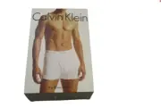 1 CALVIN KLEIN 1XL TO 4XL BLACK GRAY WHITE 100% COTTON BOXER BRIEFS UNDERWEAR