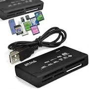 All-in-1 Mini Pocket Compact Multi Memory Card Reader Adapter for CF SD TF MS