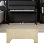 PPGE Soundproof Rug for Piano, Upright Piano Carpet Protector Sound Dampening Non-Slip Carpet Acoustic Pads Sound Proof Floor Mat Soundproofing Blankets Sound-Absorbing Mat 160x70cm(Color:Khaki)
