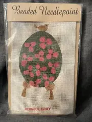 Beaded Needlepoint Kit Faberge Egg Clover Bernece Gray 1999