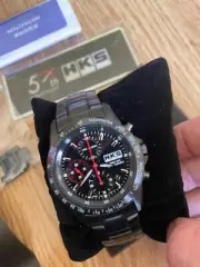 HKS CHRONOGRAPH WRIST WATCH TAS 2023 NEW NISMO GTR SUPRA JDM SEIKO R34 TRD S15