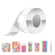 Blowing Bubble Double Sided Tape Nano Tape Kids Educational Sensory D9A0 U7E9