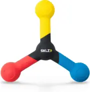 Yuzee Reaction Ball Reaction Catch Sports Reaction Tool, Blue/Yellow/Red