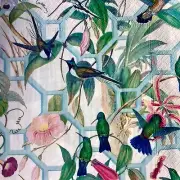 4 Paper Napkins for Decoupage / Parties - Hummingbirds