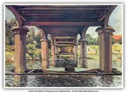 Under the Bridge of Hampton Court Alfred Sisley