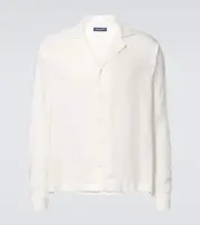 [Frescobol Carioca] Frescobol Carioca Safra linen-blend shirt UK 16,5 white