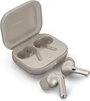 [Motorola] Moto Buds+ Stone, Sound by Bose, Buds Plus, Wireless Headphones, Active Noise Cancellation, Dolby Head Tracking™ Compatible, Dolby Atmos, Water-Repellent Design, Triple Microphones