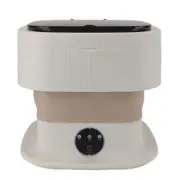 Mini Foldable Washer 60W 10L Capacity IPX4 Waterproof Portable Washing Machin HG